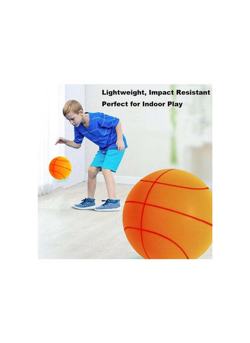 silvercnc - Hush Handle Basketball, Silent Swish Basketball, Silent Basketball Dribbling Indoor, Silent Foam Basketball for Indoor Activities - Image 1
