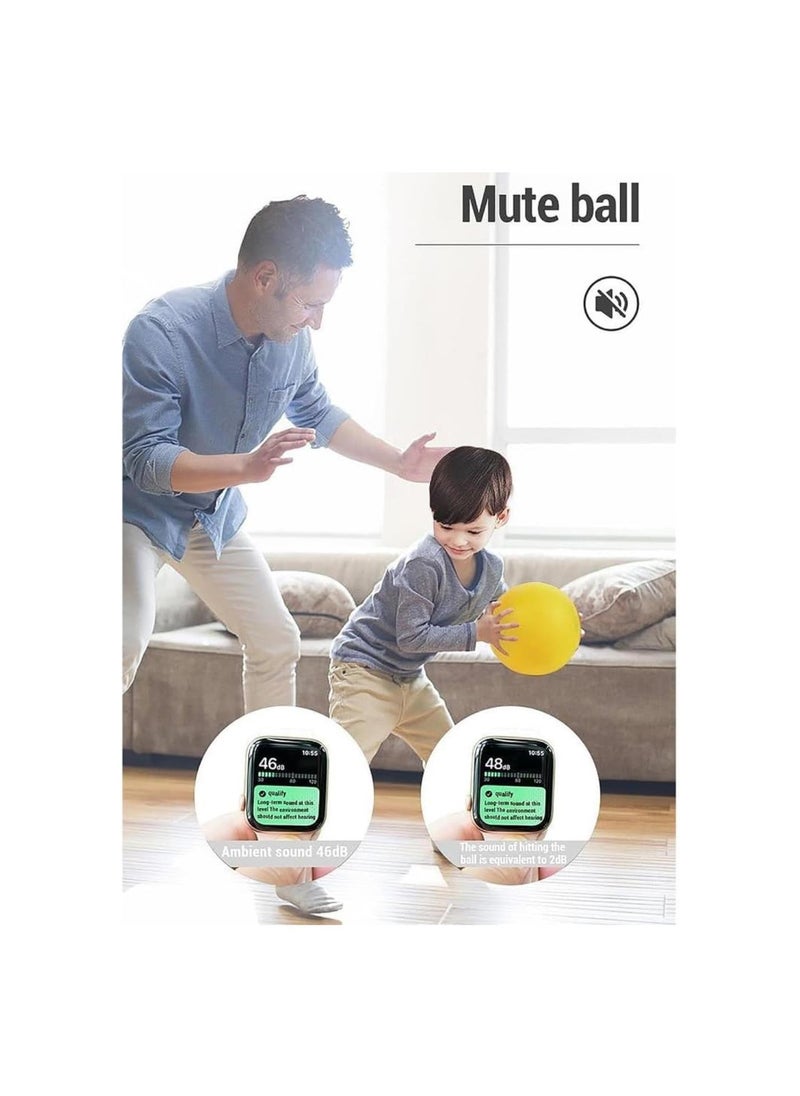 silvercnc - Hush Handle Basketball, Silent Swish Basketball, Silent Basketball Dribbling Indoor, Silent Foam Basketball for Indoor Activities - Image 1
