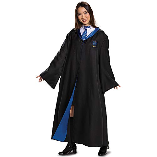 Disguise unisex adult Ravenclaw Costume Outerwear, Black & Blue, Medium 38-40 US, 107999T - Image 2