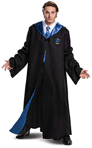Disguise unisex adult Ravenclaw Costume Outerwear, Black & Blue, Medium 38-40 US, 107999T - Image 1