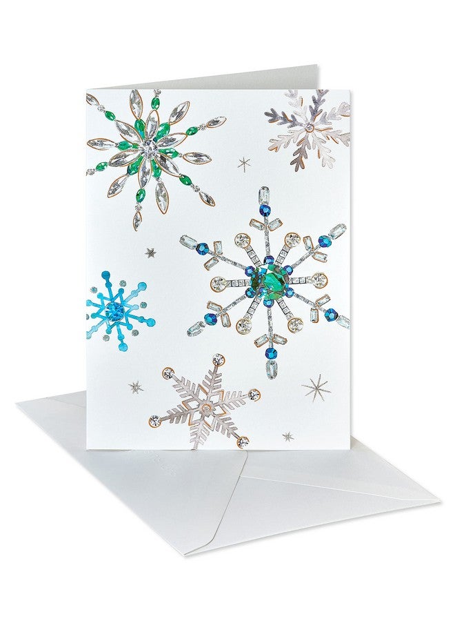 Papyrus Holiday Cards Boxed With Envelopes Warmest Wishes Snowflakes (14 Count) - Image 5