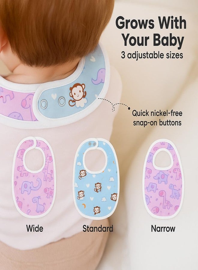 KALRA MAGIC® Waterproof Baby Arpon Bib 2PCS U Shape Brush 1Pcs Combo Pack - Image 4