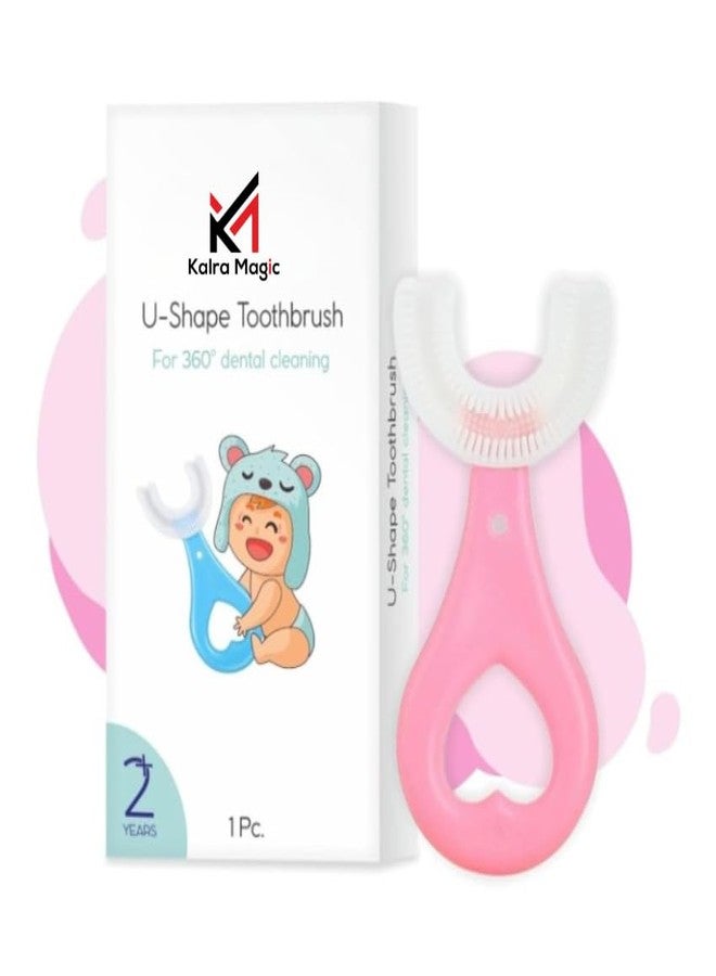 KALRA MAGIC® Waterproof Baby Arpon Bib 2PCS U Shape Brush 1Pcs Combo Pack - Image 5