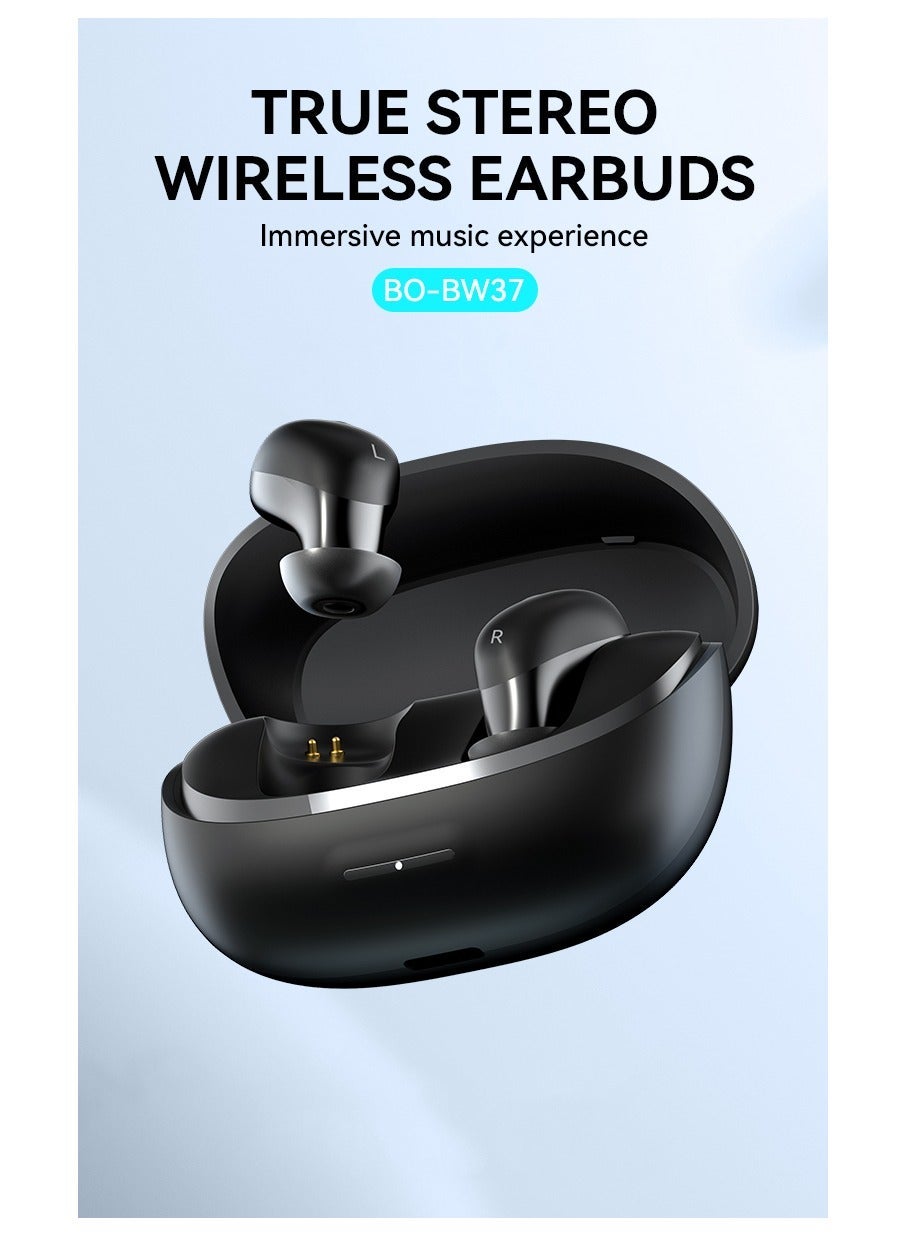 بي وو Bwoo In Ear Noise Blocking Mini Wireless Earbuds bluetooth