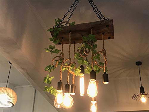 HESSION 32.8ft Twisted Electric Rope Light Cord,HESSION 18/2 18-Gauge Antique Industrial Electrical Wire, Natural Hemp Rope Covered Wire Vintage Style Lamp Cord Strands， Extension Cable Wire DIY Cord - Image 5