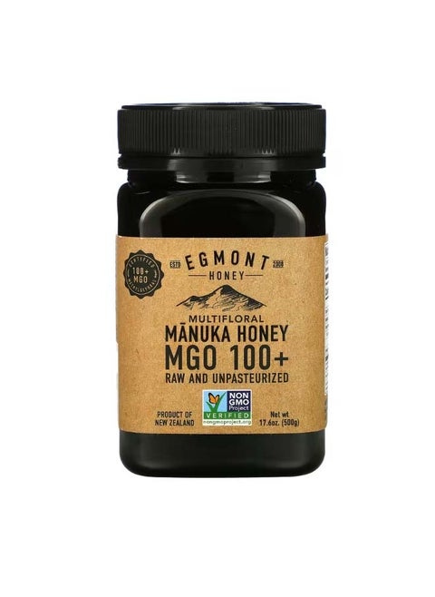 Multifloral Manuka Honey Raw And Unpasteurized MGO 100 17.6 oz 500 g