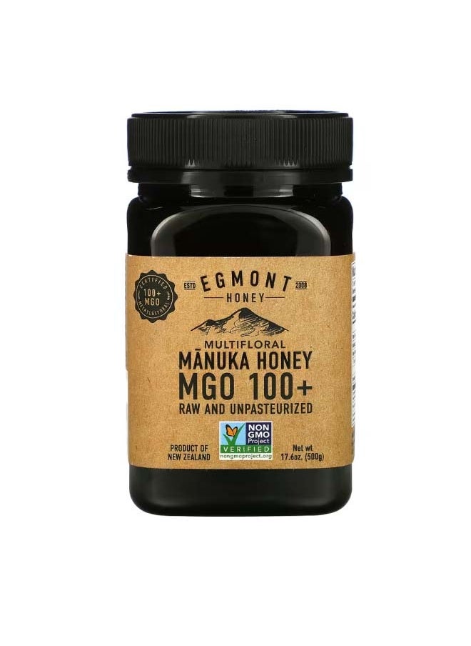 ايجمونت هوني - Multifloral Manuka Honey Raw And Unpasteurized MGO 100 17.6 oz 500 g - Image 1