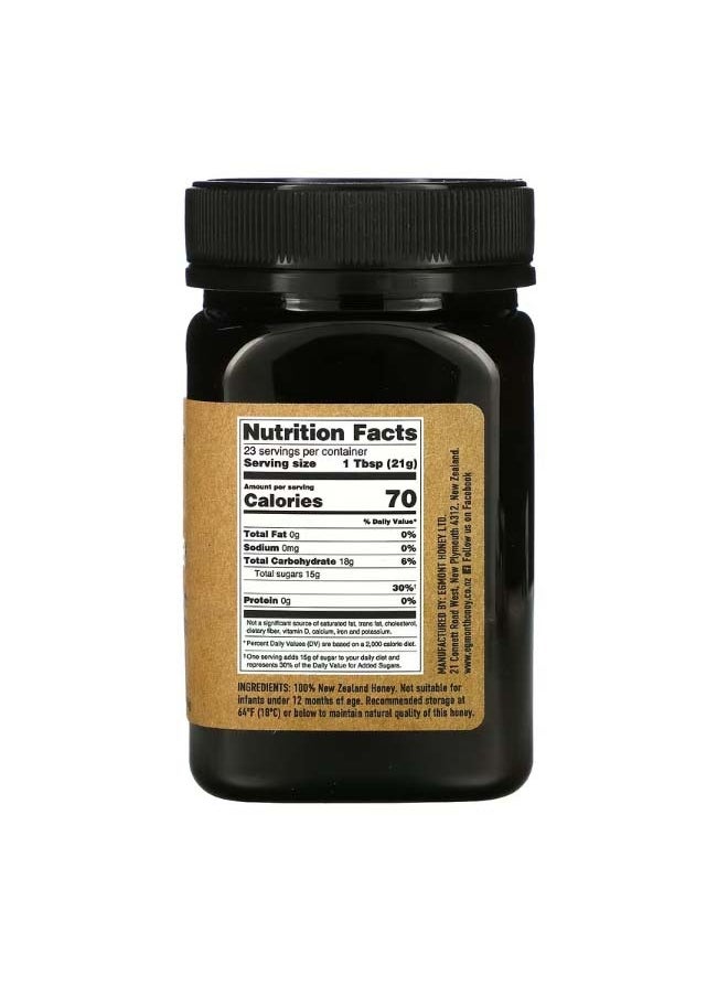 ايجمونت هوني - Multifloral Manuka Honey Raw And Unpasteurized MGO 100 17.6 oz 500 g - Image 1