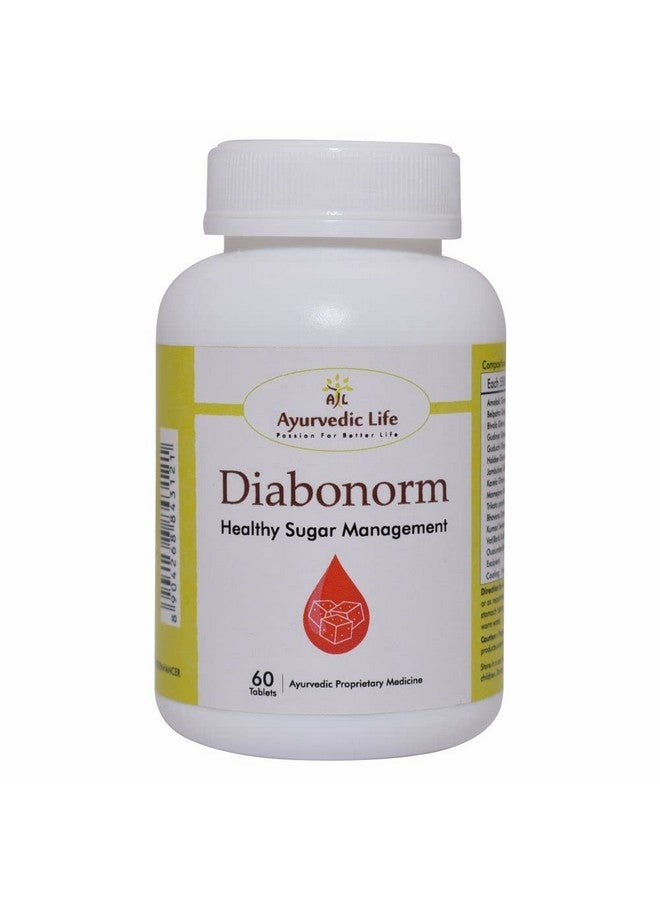 AL Ayurvedic Life Healthy Sugar Management 60 Diabetic Ayurvedic Tablet - Diabo Norm - Image 1