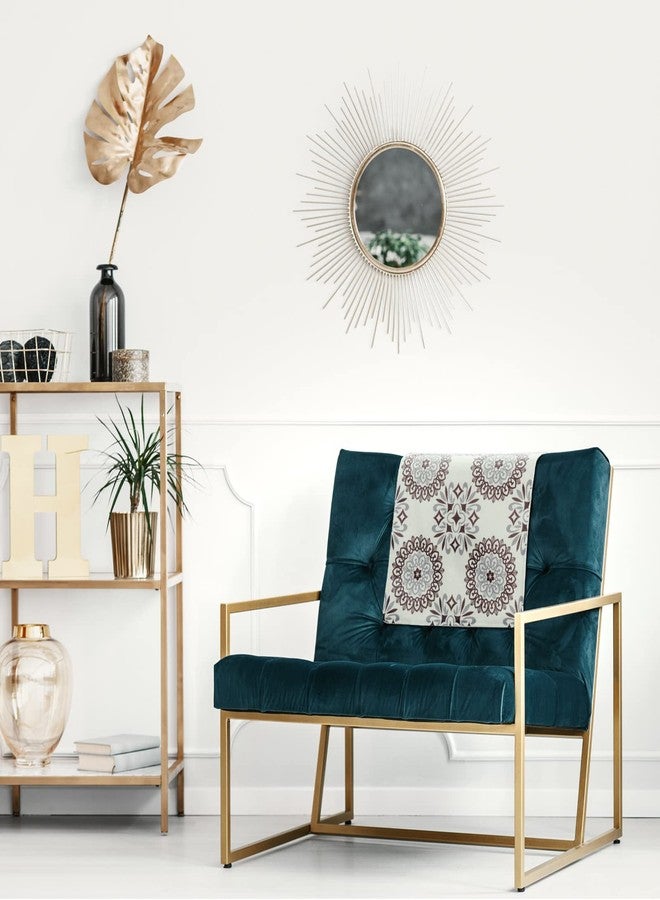 اودين غطاءان لمساند رأس الكراسي القابلة للإمالة من أودين، قطعتان، واقيان لمساند الرأس للكراسي والأرائك، أغطية أثاث بنقشة ماندالا، لتزيين المنزل، هدية مثالية للمنزل الجديد - Image 4