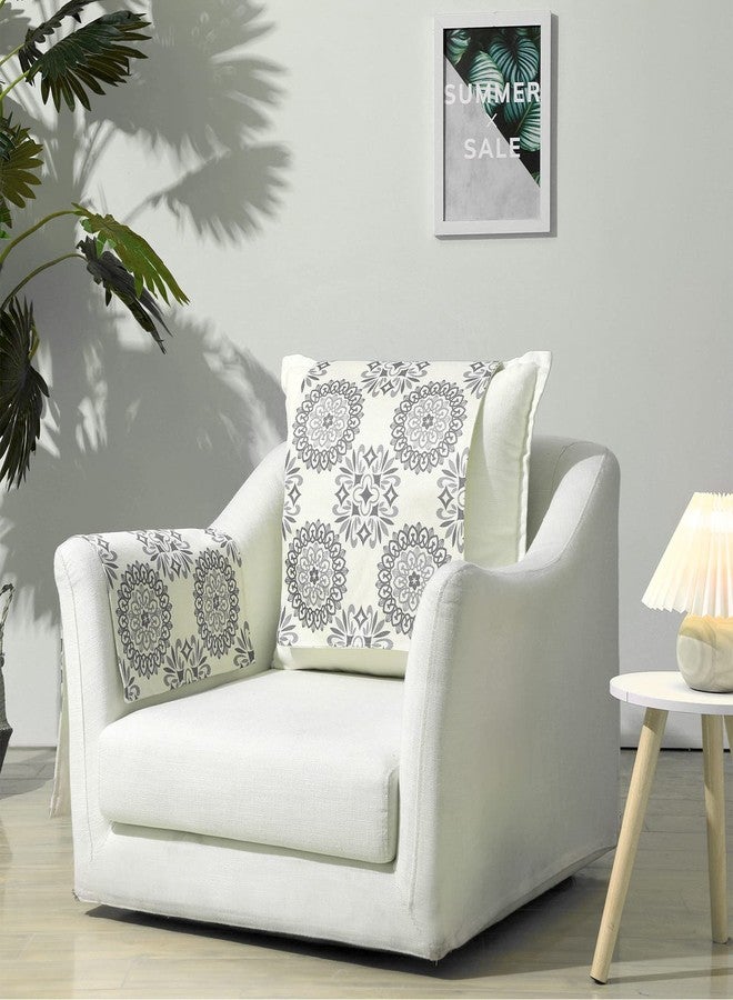 اودين غطاءان لمساند رأس الكراسي القابلة للإمالة من أودين، قطعتان، واقيان لمساند الرأس للكراسي والأرائك، أغطية أثاث بنقشة ماندالا، لتزيين المنزل، هدية مثالية للمنزل الجديد - Image 3