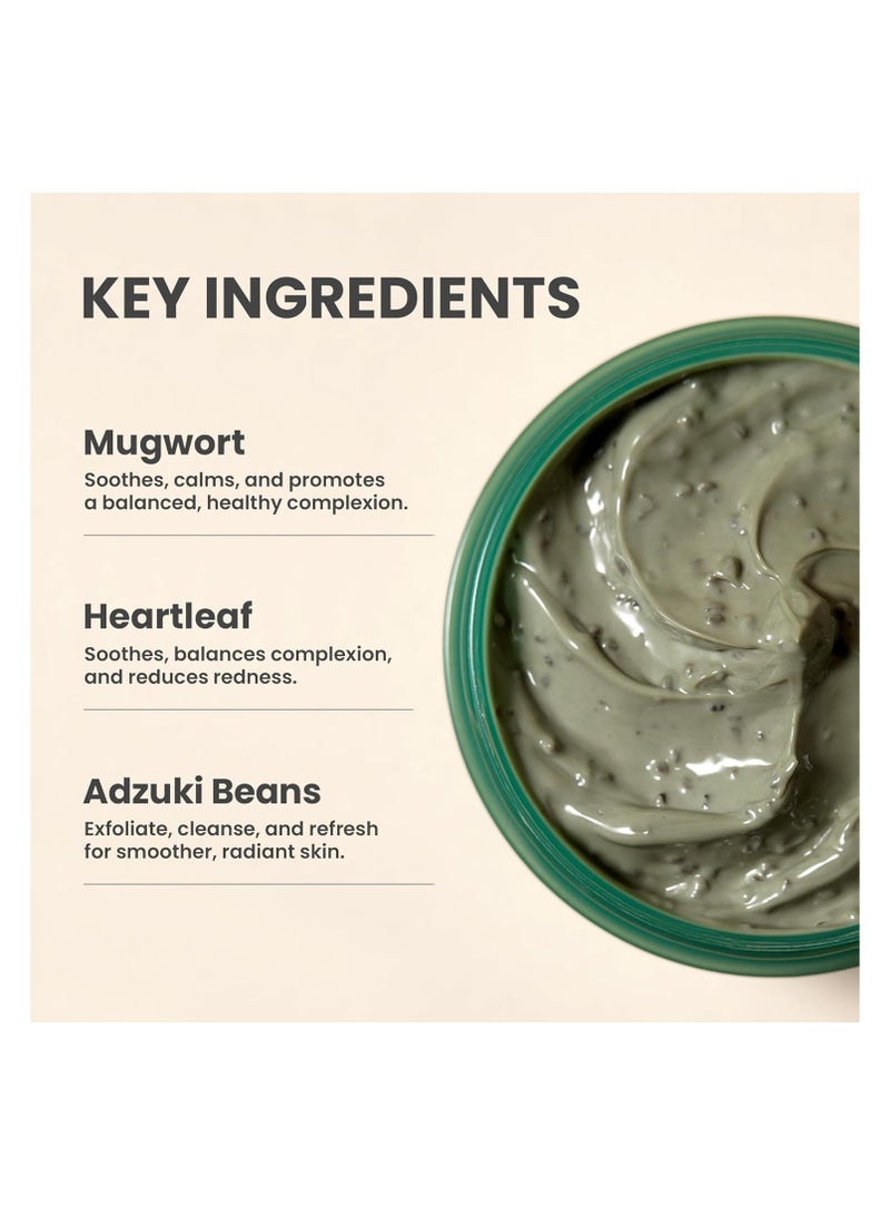 AXIS-Y Mugwort Pore Clarifying Wash Off Pack 100Ml - Image 3