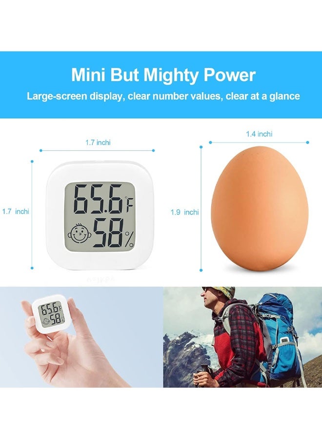 Indoor Thermometer, Gauge Meter Digital Hygrometer Room Thermometer For Home, Hight Accurate Temperature and Humidity Monitor For Greenhouse, Reptile, Humidors, Cellar, Office - Image 2