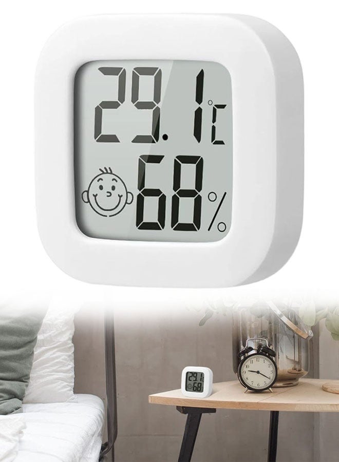 Indoor Thermometer, Gauge Meter Digital Hygrometer Room Thermometer For Home, Hight Accurate Temperature and Humidity Monitor For Greenhouse, Reptile, Humidors, Cellar, Office - Image 1