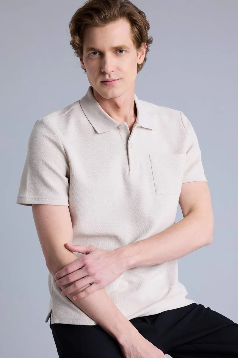 DeFacto Regular Fit Short Sleeve Polo T-Shirt