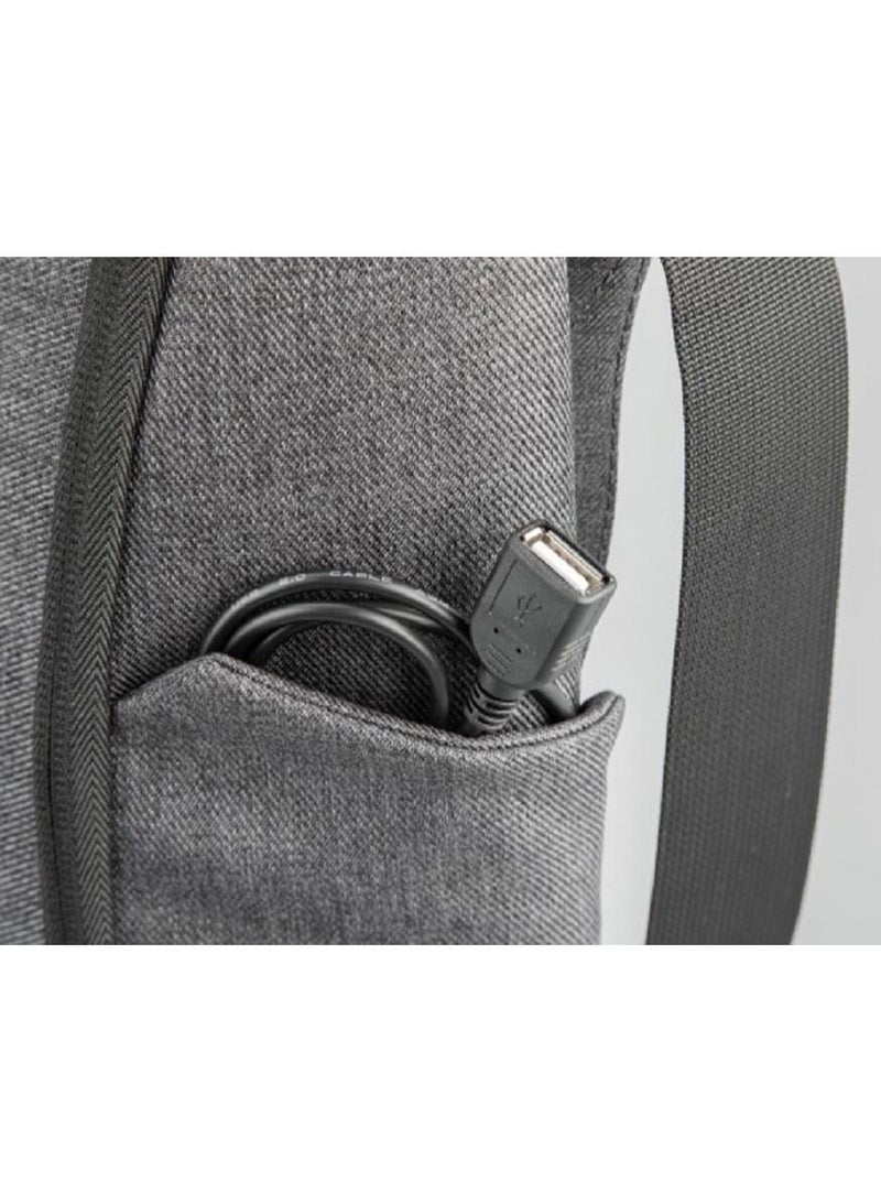 SANTHOME Laptop Casual Cross Body Canvas Messenger Bag  - Image 2