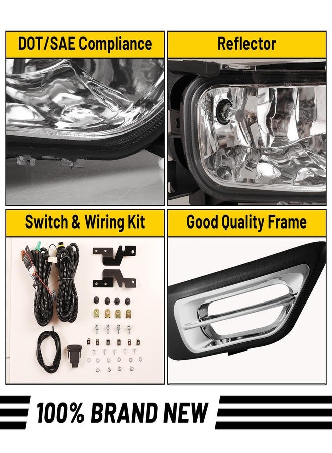 AUTOFREE Fog Lights for Honda CRV 2002-2004 with 9006 12V51W Bulbs Fog Lamps Replacement Included Wiring Kits & Switch- 1 Pair (Clear Lens) - Image 4