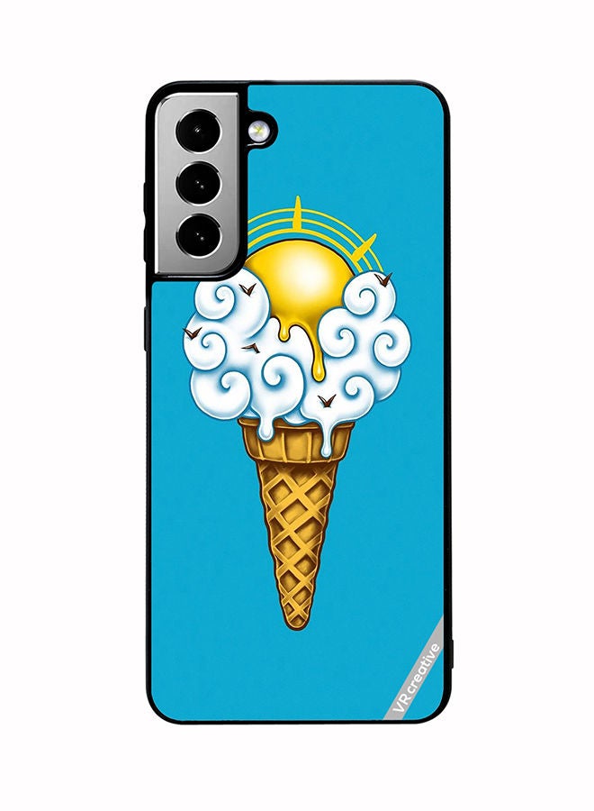 VR CREATIVE Protective Case Cover For Samsung Galaxy S21 FE 5G Icecream Design Multicolour - Image 1