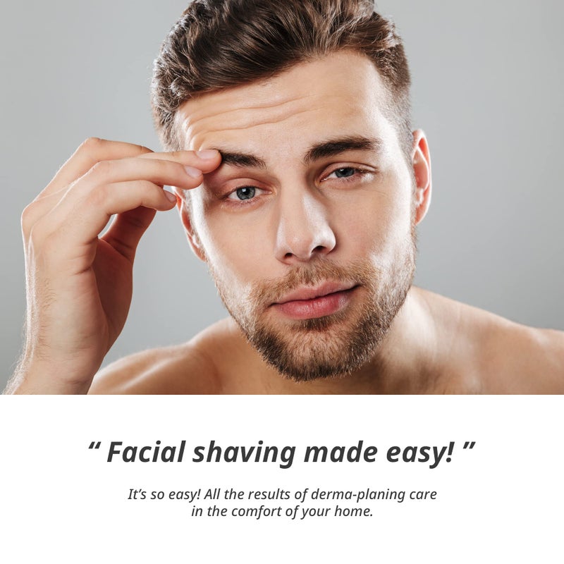DORCO Line-Up Razor for Men - Ultimate Grooming Tool for Mustache & Beard (2 Pack) - Image 5