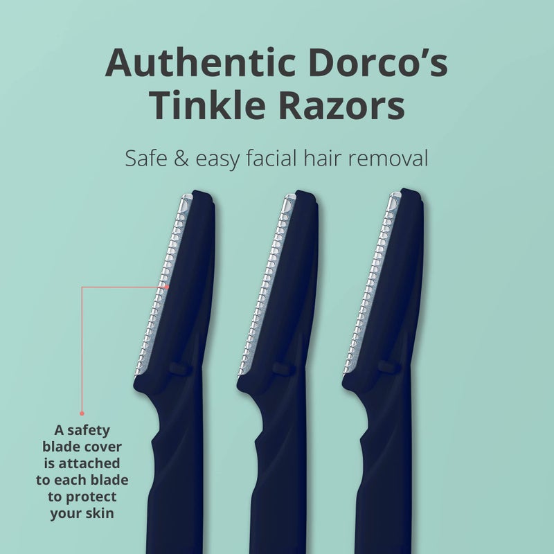 DORCO Line-Up Razor for Men - Ultimate Grooming Tool for Mustache & Beard (2 Pack) - Image 3