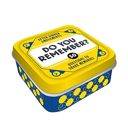 Chronicle Books After Dinner Amusements: Do You Remember? 50 Questions to Share Memories (Conversation Game for Family and Friends, Gift for Host or Hostess) - Image 1