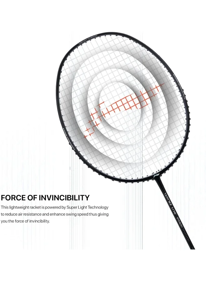Li-Ning Wind Lite Stealth 77g Carbon Fibre Strung Badminton Racket