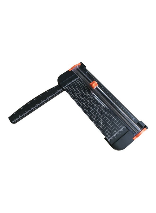 NIBEMINENT Portable A4 Paper Cutter Black/Orange - Image 1