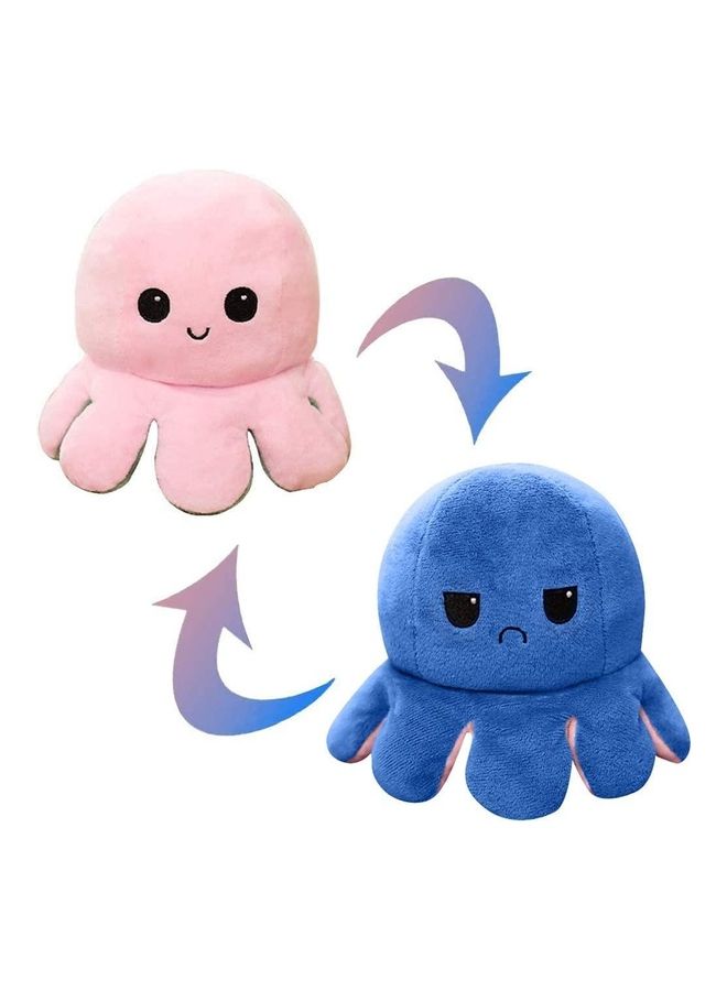 NIBEMINENT 1-Piece Double-Sided Flip Octopus Doll 20cm - Image 1