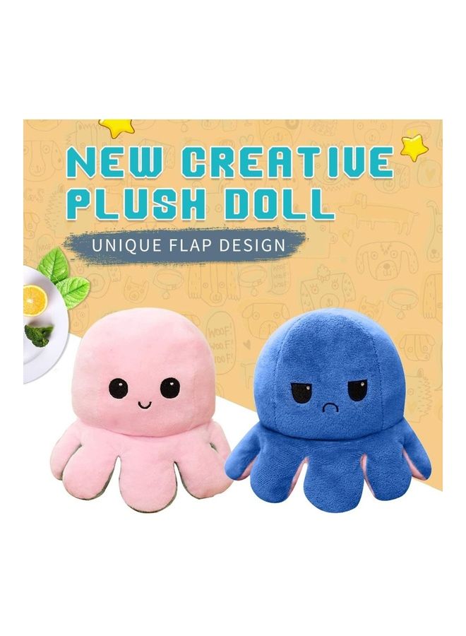 NIBEMINENT 1-Piece Double-Sided Flip Octopus Doll 20cm - Image 5