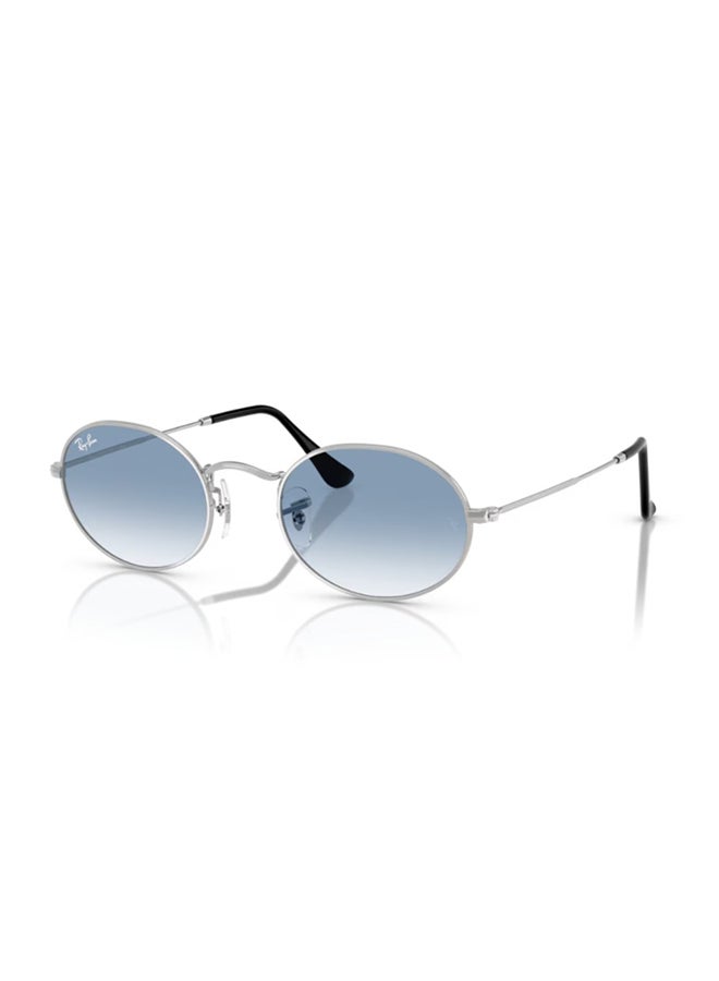 Ray-Ban Unisex Ray-Ban RB3547 003/3F Unisex Oval Sunglasses - Lens Size: 51 mm - Image 1