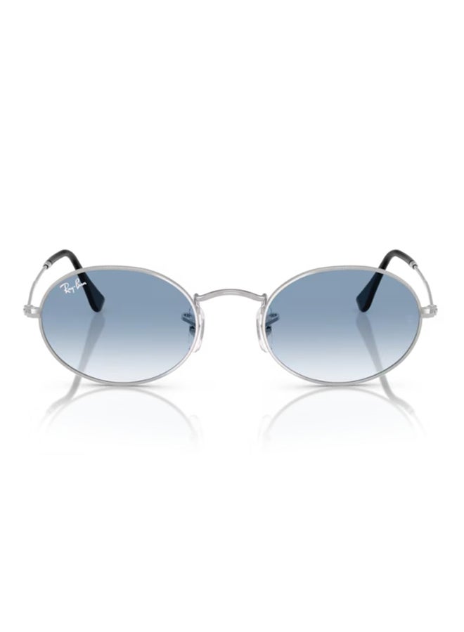 Ray-Ban Unisex Ray-Ban RB3547 003/3F Unisex Oval Sunglasses - Lens Size: 51 mm - Image 3