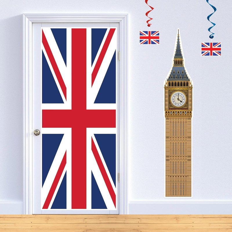 Beistle Big Ben Photo Prop Backdrop 5 11 Tall  British International Party Wall Decoration Cut Out England Themed Decor - Image 4