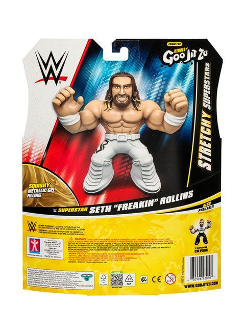 Heroes Of Goo Jit Zu – Figurine Extensible WWE John Cena – Gel Bleu à L'intérieur, S'étire 3 Fois Sa Taille – Sans Bazar, Pour Enfants Dès 3 Ans