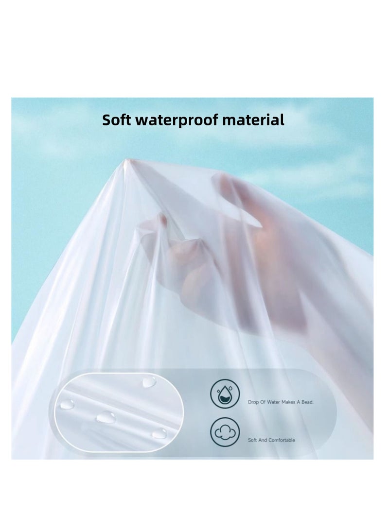 NOVOLAN Disposable Raincoat Portable Adult Thickened Travel Children Amusement Park Compressed Card Raincoat, Full Week Color Variety, Easy to Wear & Remove, Intensified Durability, 7-Piece Set - Image 3