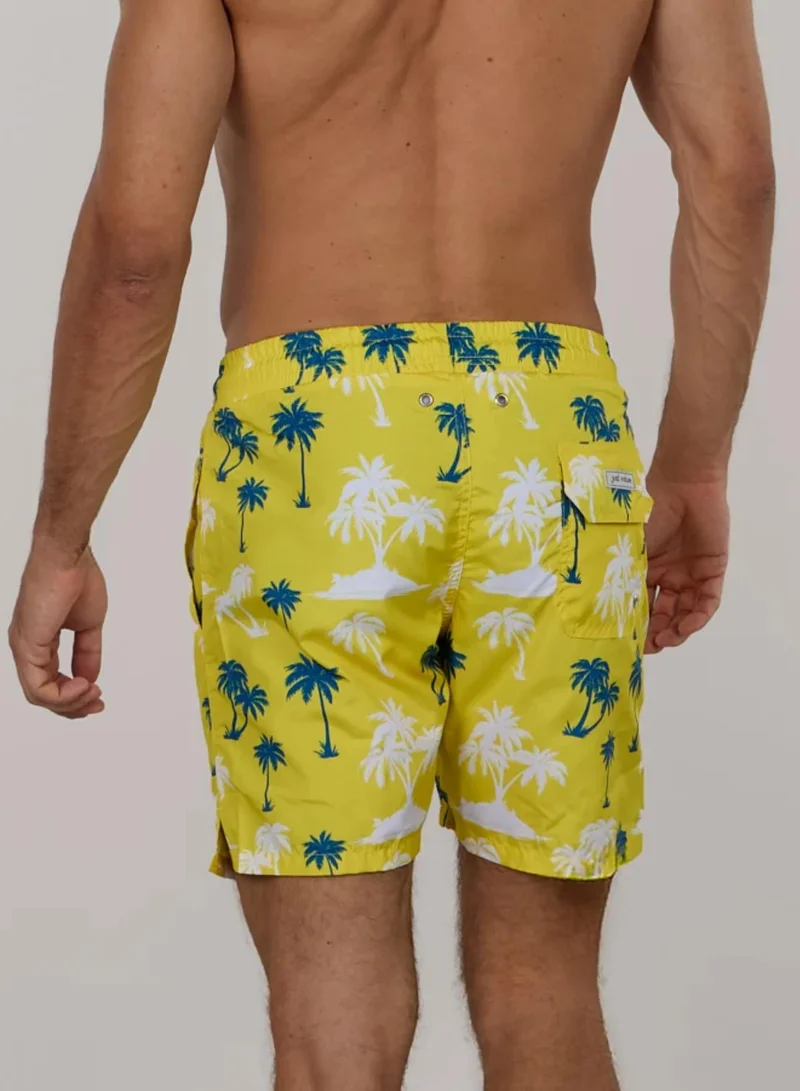 Just Nature Palma Yellow Premium Quick Dry Swim Shorts Palma Yellow for Men | Best Price UAE