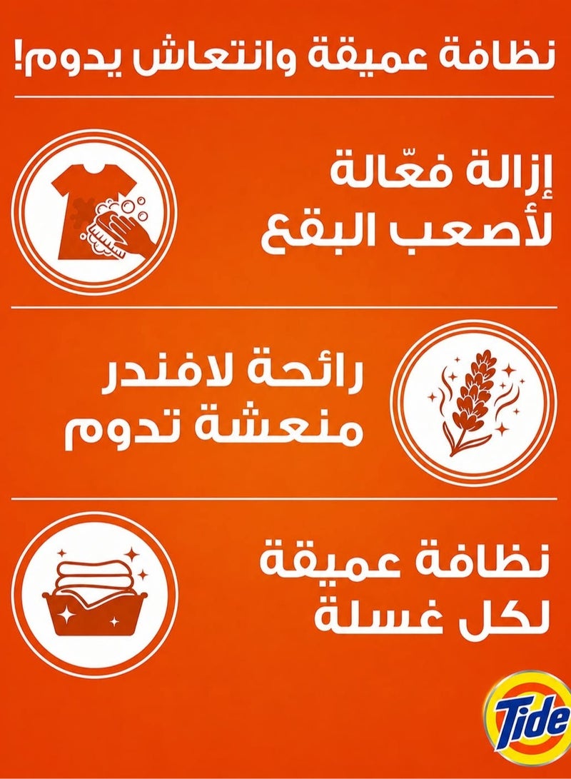 باقة الغسيل المتكاملة: مسحوق تايد لافندر 2.5 كجم + كلوركس برائحة الزهور 950 مل + داوني نسيم الوادي 3 لتر - Image 2