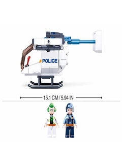 Sluban Sluban - Police Manhunt On Highway Bricks Set 264 Pieces - M38-B0825  - Image 4