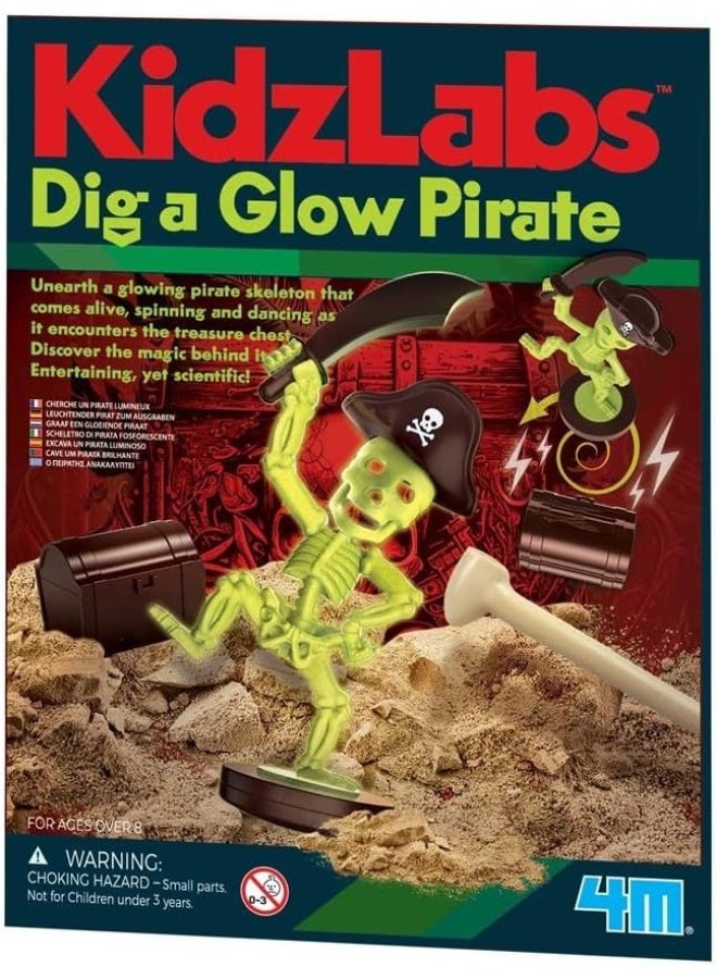 4M KidzLabs Unearth a Skeleton Kit â€“ Dig and Assemble a Realistic Dinosaur Fossil Model | STEM Paleontology Excavation Activity for Kids Ages 5+ / 00-03471 - Image 1