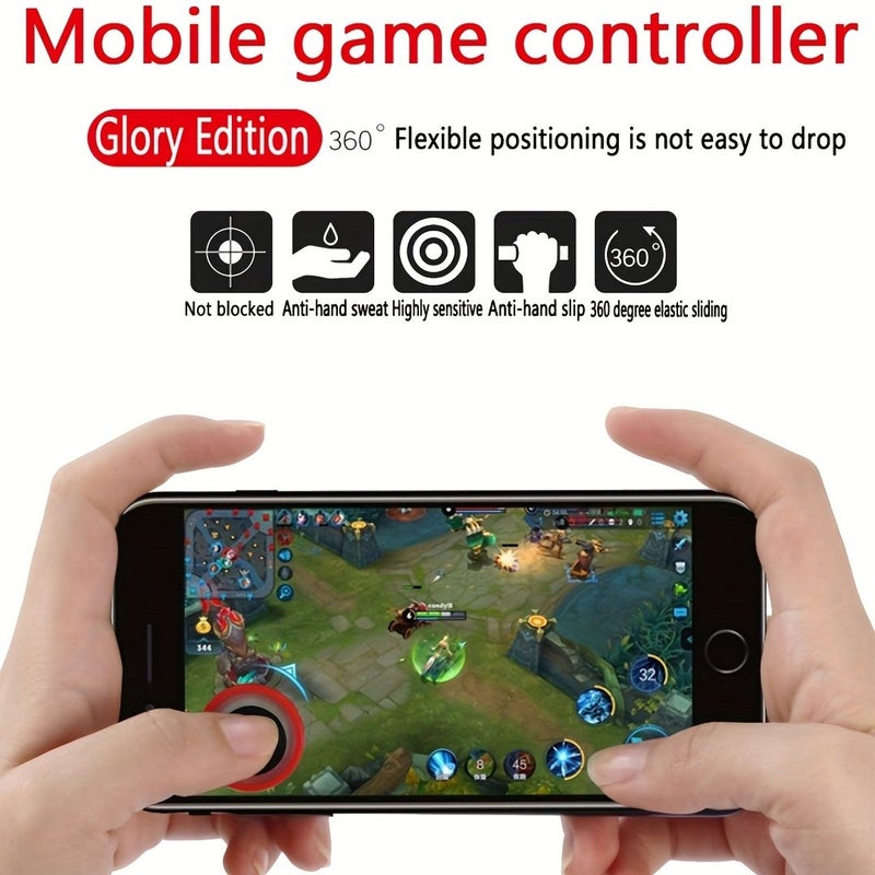 2 Pack Mobile Game Joystick Touch Screen Controller for Smartphone Android Tablet - Image 3