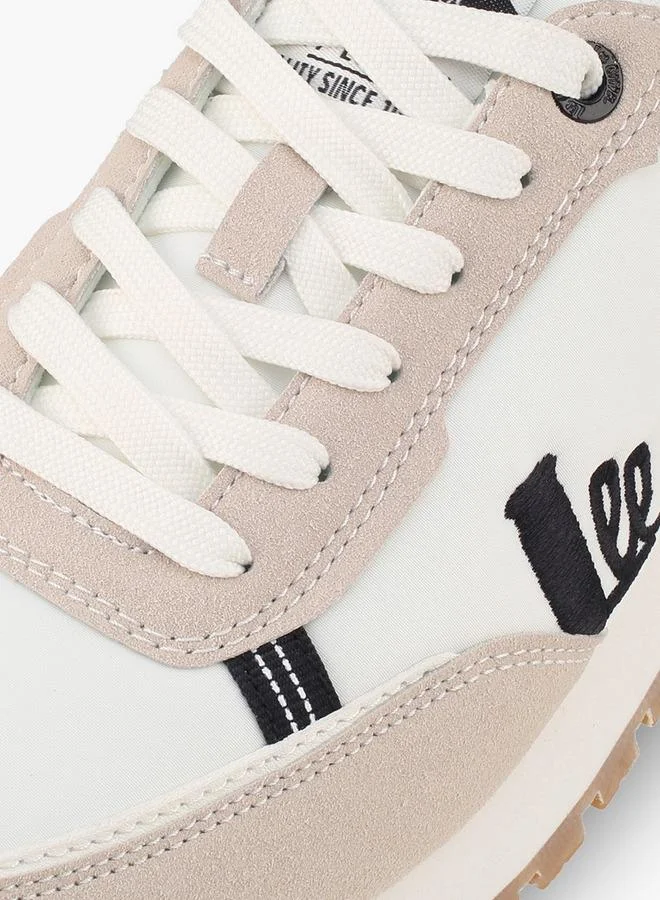 Lee Cooper IVORY Women Lace-Up Ankle Sneakers for Women | Best Price UAE