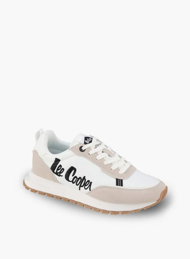 Lee Cooper IVORY Women Lace-Up Ankle Sneakers for Women | Best Price UAE
