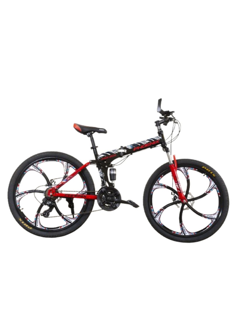 Phoenix Bike 2620 Foldingbike, 21 Speeds, 26 inches inches, Double suspension Steel - pzsku/ZEC56DF7009B7AB4BC2E2Z/45/_/1726654528/2f64fdf0-e06f-457d-92e7-2d7b77e1fe01