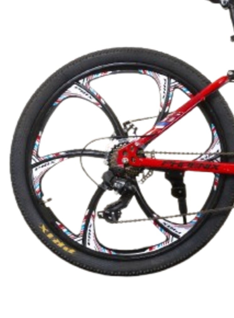 Phoenix Bike 2620 Foldingbike, 21 Speeds, 26 inches inches, Double suspension Steel - Image 3
