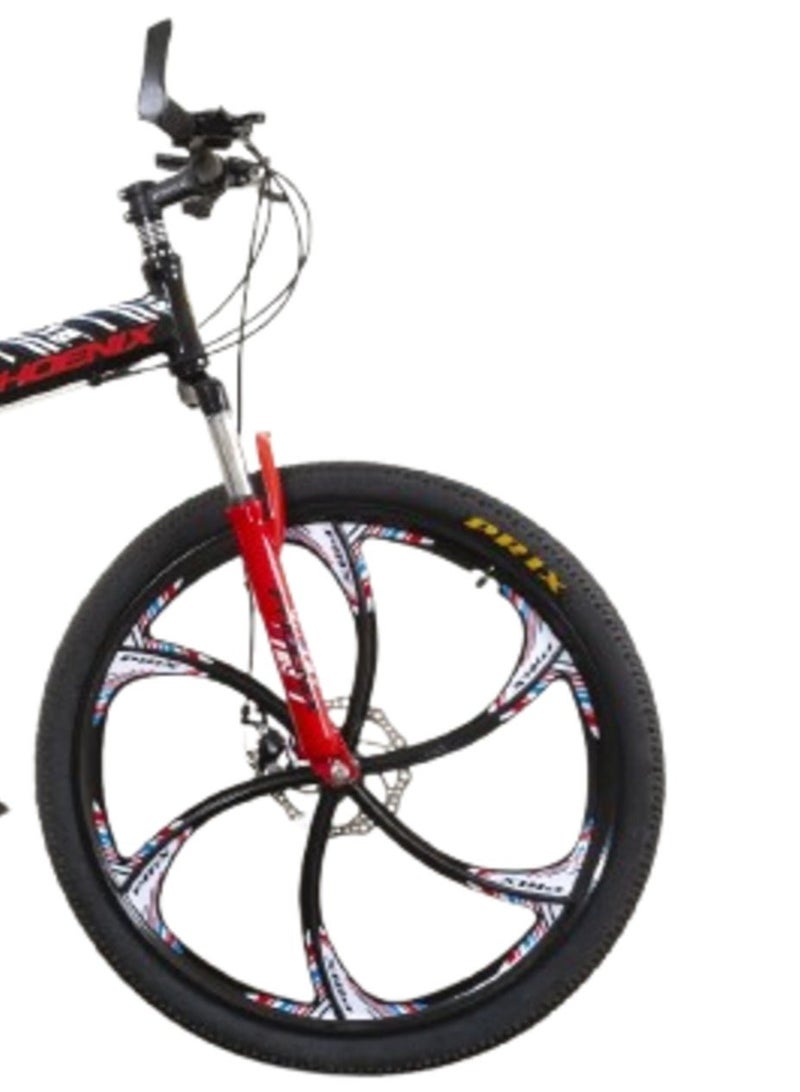 Phoenix Bike 2620 Foldingbike, 21 Speeds, 26 inches inches, Double suspension Steel - Image 4