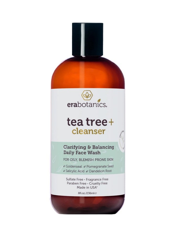 Era Organics Era Organics Purifying Tea Tree Oil Face Wash - Balancing Cleanser for Oily, Blemish-Prone Skin with Salicylic Acid - Sulfate-Free, Fragrance Free, Made in USA - Image 1
