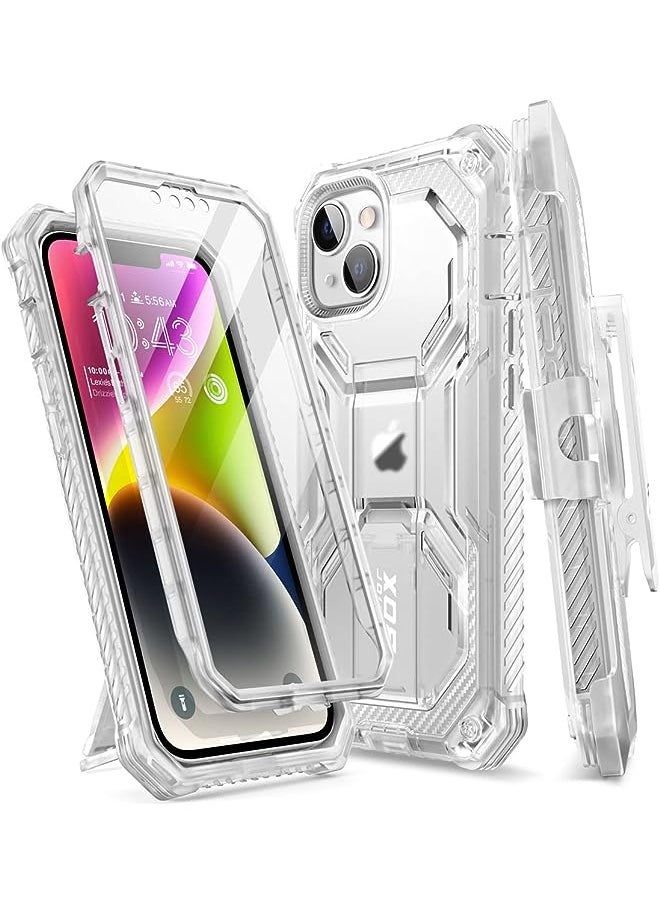 I-blason Armorbox Designed for iPhone 14 Plus Case 6.7'', Full-Body Rugged Kickstand Holster Protective Bumper Case with Built-in Screen Protector  - Image 1