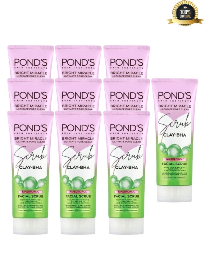 بوندز 10 قطع مقشر الوجه برايت ميراكل ألتيميت بور كلير 100 جرام - Image 1