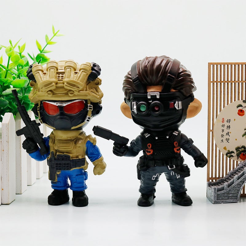 دمية صندوق مفاجأة شخصيات قوات دلتا المصغرة - Image 3