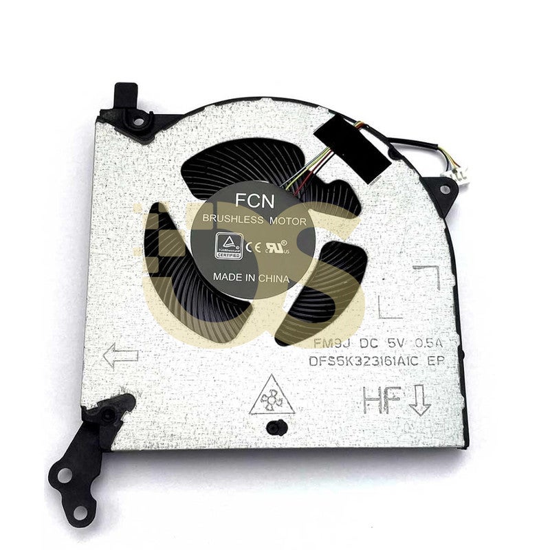 او اس مروحة معالج متوافقة مع Lenovo Legion 5-15IMH05 5-15IMH05H 5-15ARH05 Y7000P يسار + يمين 5 فولت من OS - Image 3