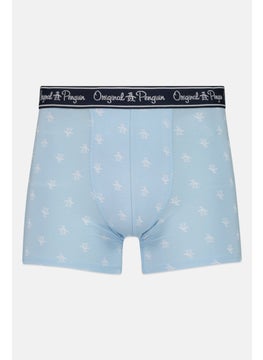 Original Penguin Men 3 Pack Allover Print Boxer Briefs, Light Blue  - Image 5